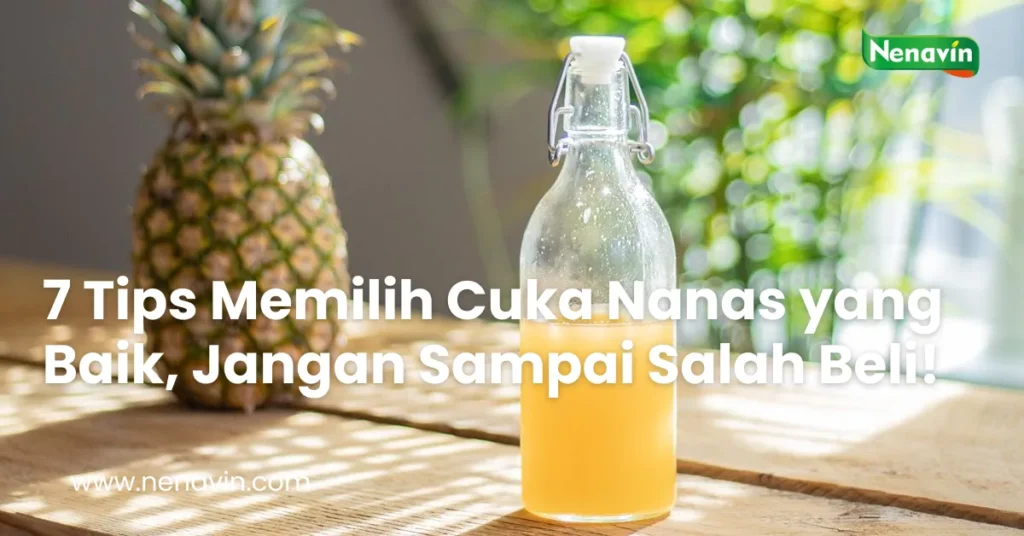 7 Tips Memilih Cuka Nanas yang Baik, Jangan Sampai Salah Beli!